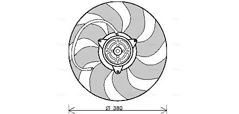 Handler.Part Fan, radiator AVA AI7513 1