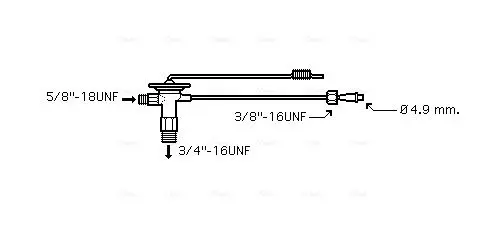 Handler.Part Expansion valve, air conditioning AVA BW1358 1