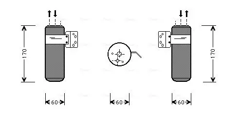 Handler.Part Dryer, air conditioning AVA CRD052 1