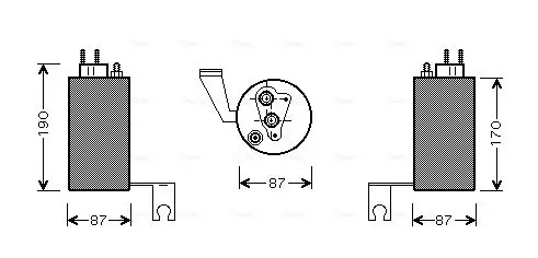 Handler.Part Dryer, air conditioning AVA CRD084 1