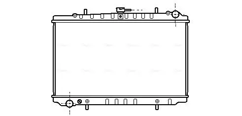 Handler.Part Radiator, engine cooling AVA DN2052 1