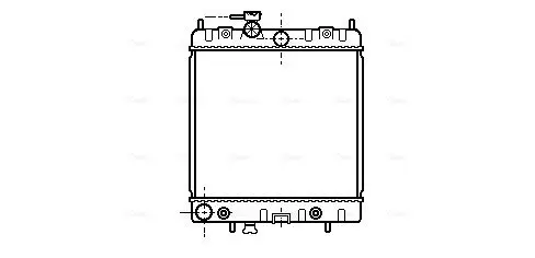 Handler.Part Radiator, engine cooling AVA DNA2131 1