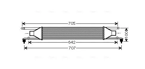 Handler.Part Intercooler, charger AVA FT4320 1