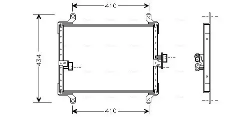 Handler.Part Condenser, air conditioning AVA FT5206 1