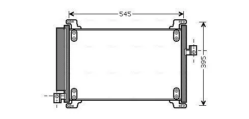 Handler.Part Heat exchanger, interior heating AVA FT6102 1