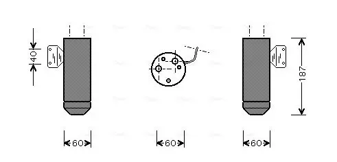 Handler.Part Dryer, air conditioning AVA FTD075 1