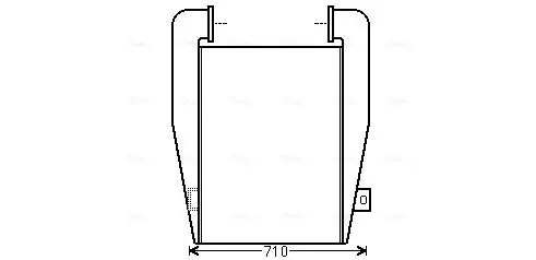 Handler.Part Intercooler, charger AVA ME4241 1