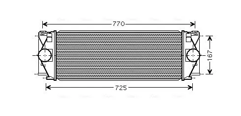 Handler.Part Intercooler, charger AVA MS4396 1