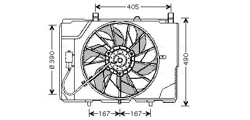 Handler.Part Fan, radiator AVA MS7501 1