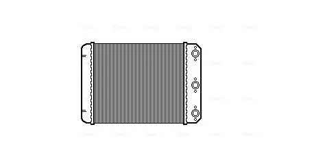 Handler.Part Heat exchanger, interior heating AVA MSA6107 1