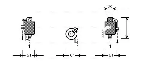 Handler.Part Dryer, air conditioning AVA MSD073 1