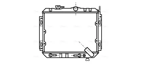 Handler.Part Radiator, engine cooling AVA MT2041 1