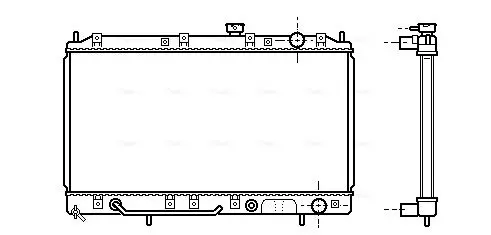 Handler.Part Radiator, engine cooling AVA MT2143 1