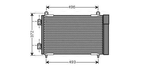 Handler.Part Condenser, air conditioning AVA PEA5258D 1