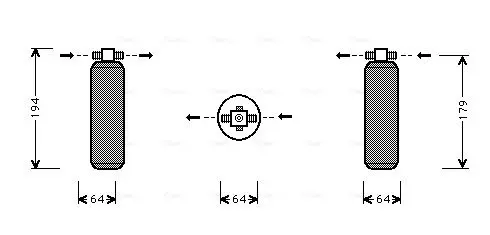 Handler.Part Dryer, air conditioning AVA PRD028 1