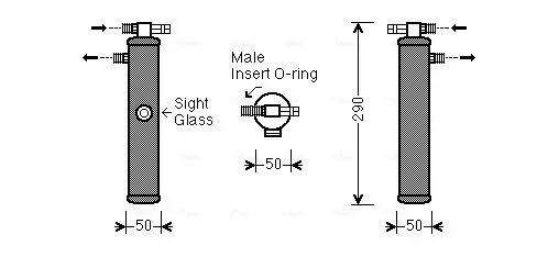 Handler.Part Dryer, air conditioning AVA PRD065 1