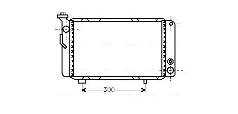 Handler.Part Radiator, engine cooling AVA RT2009 1