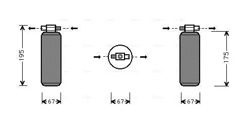 Handler.Part Dryer, air conditioning AVA RTD015 1