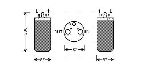 Handler.Part Dryer, air conditioning AVA RTD350 1