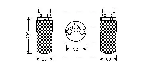 Handler.Part Dryer, air conditioning AVA RTD556 1