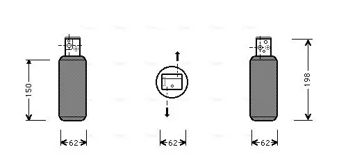 Handler.Part Dryer, air conditioning AVA SBD044 1