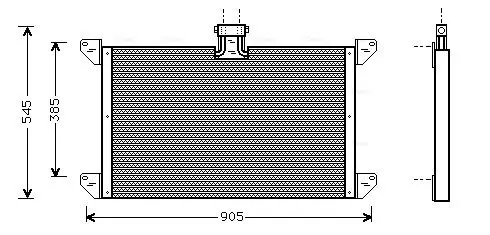 Handler.Part Condenser, air conditioning AVA SC5008 1