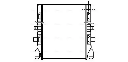 Handler.Part Radiator, engine cooling AVA SC2004 1