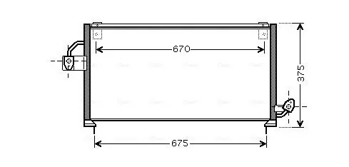 Handler.Part Condenser, air conditioning AVA SU5063 1