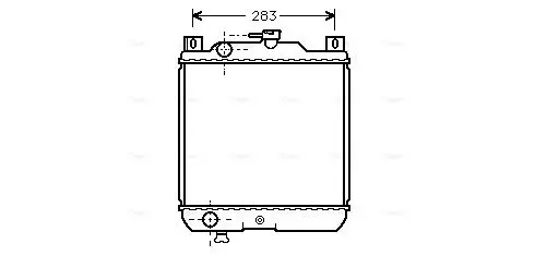 Handler.Part Radiator, engine cooling AVA SZ2009 1