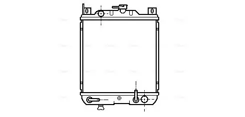 Handler.Part Radiator, engine cooling AVA SZ2019 1