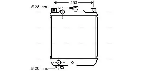 Handler.Part Radiator, engine cooling AVA SZ2020 1