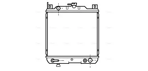 Handler.Part Radiator, engine cooling AVA SZ2021 1