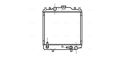 Handler.Part Radiator, engine cooling AVA SZ2029 1