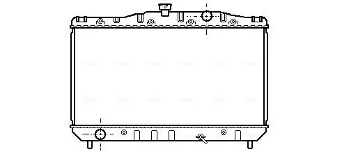 Handler.Part Radiator, engine cooling AVA TO2044 1