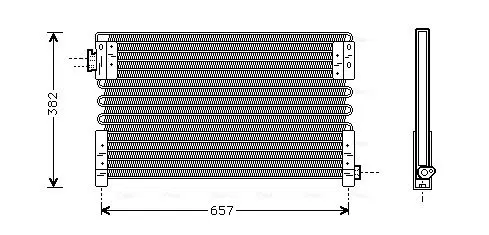 Handler.Part Condenser, air conditioning AVA VL5017 1