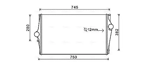 Handler.Part Intercooler, charger AVA VOA4151 1