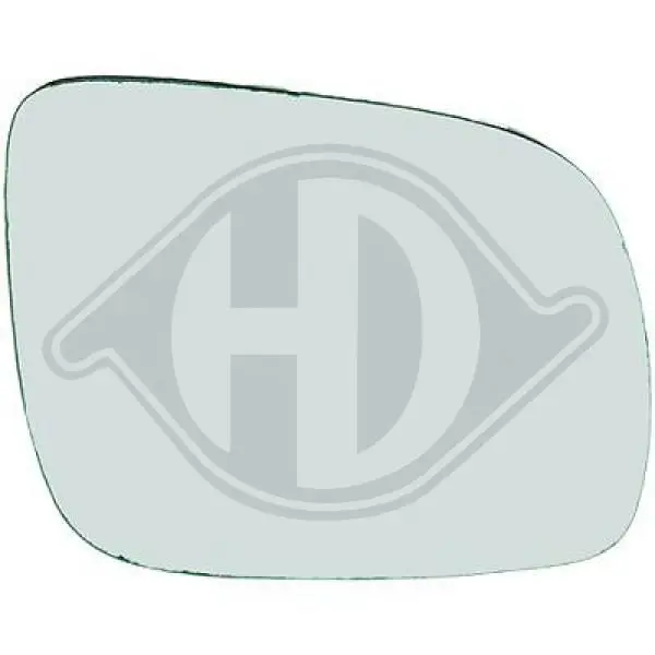 Handler.Part Mirror glass, outside mirror DIEDERICHS 2213028 1