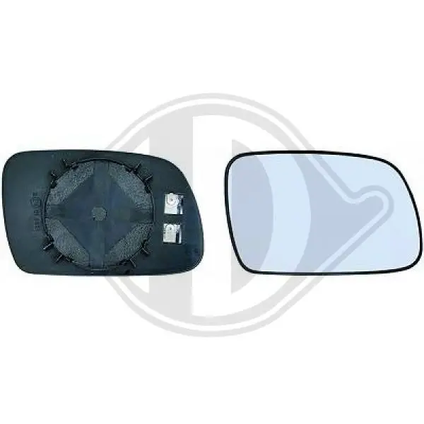 Handler.Part Mirror glass, outside mirror DIEDERICHS 4243226 1