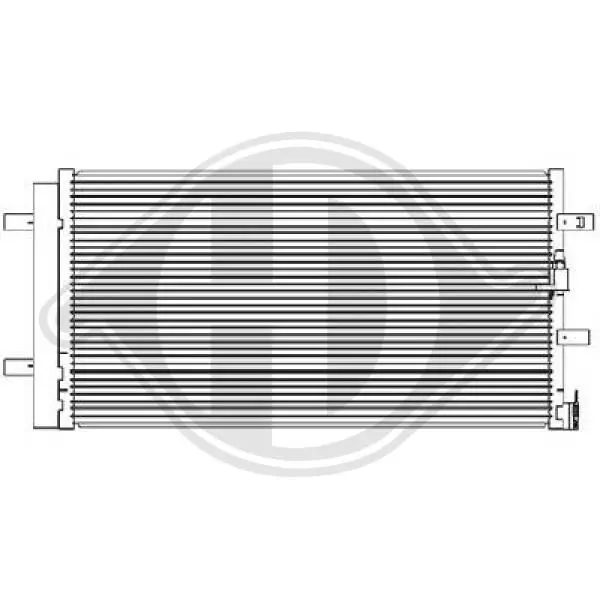 Handler.Part Condenser, air conditioning DIEDERICHS DCC1037 1