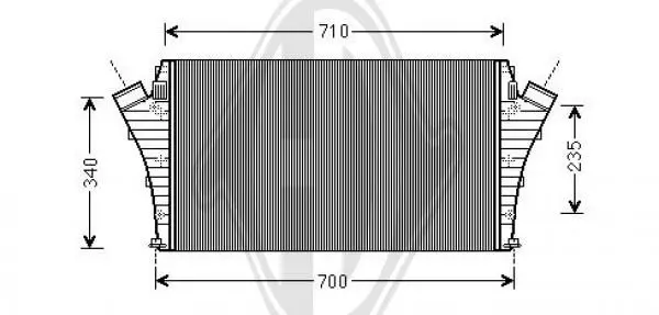 Handler.Part Condenser, air conditioning DIEDERICHS DCC1314 1