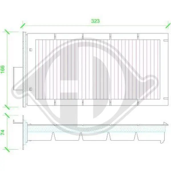 Handler.Part Filter, interior air DIEDERICHS DCI0114 1