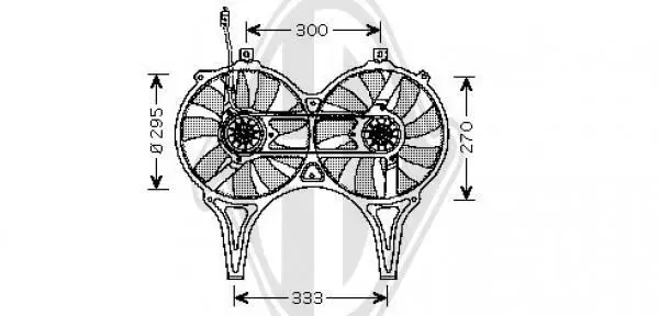 Handler.Part Fan, a/c condenser DIEDERICHS DCL1017 1