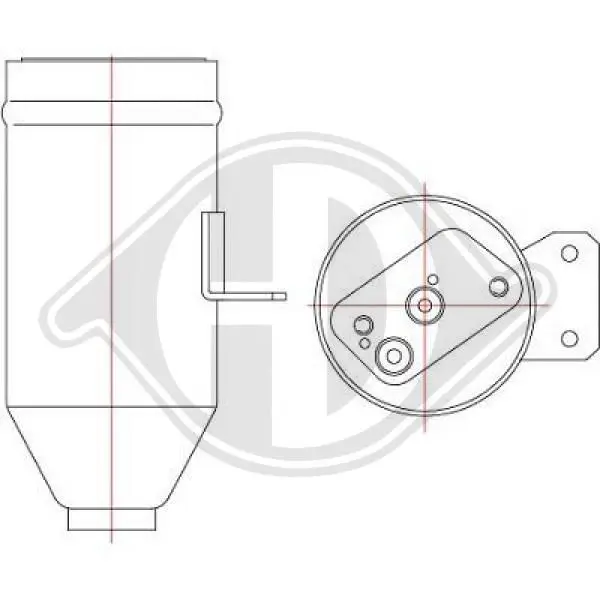 Handler.Part Dryer, air conditioning DIEDERICHS DCT1033 1