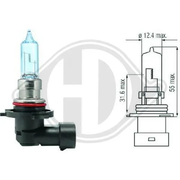 Handler.Part Bulb, fog light DIEDERICHS LID10027 1