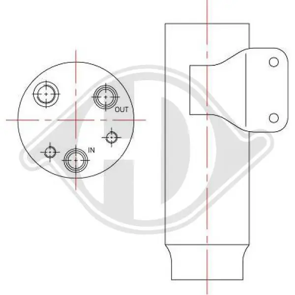 Handler.Part Dryer, air conditioning DIEDERICHS DCT1090 1