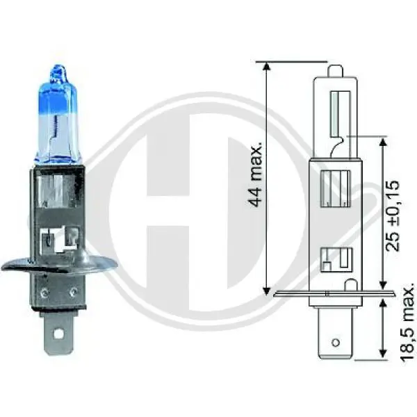 Handler.Part Bulb, cornering light DIEDERICHS LID10062 1