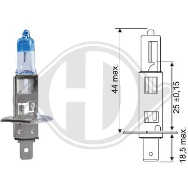 Handler.Part Bulb, cornering light DIEDERICHS LID10065 1