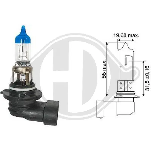 Handler.Part Bulb, fog light DIEDERICHS LID10068 1