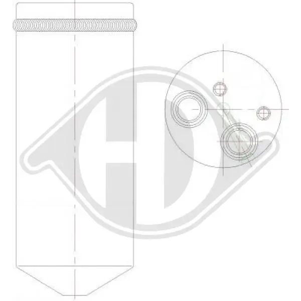 Handler.Part Dryer, air conditioning DIEDERICHS DCT1275 1