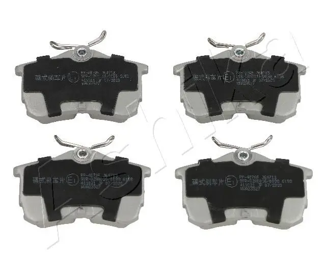 Handler.Part Brake pad set, disc brake ASHIKA 5104407 1